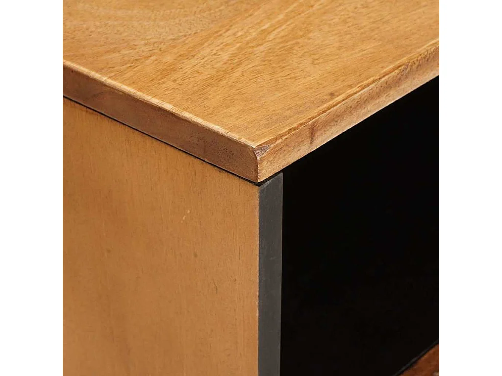 Comodino con cassetto Marrone chiaro 50 x 33 x 60 cm