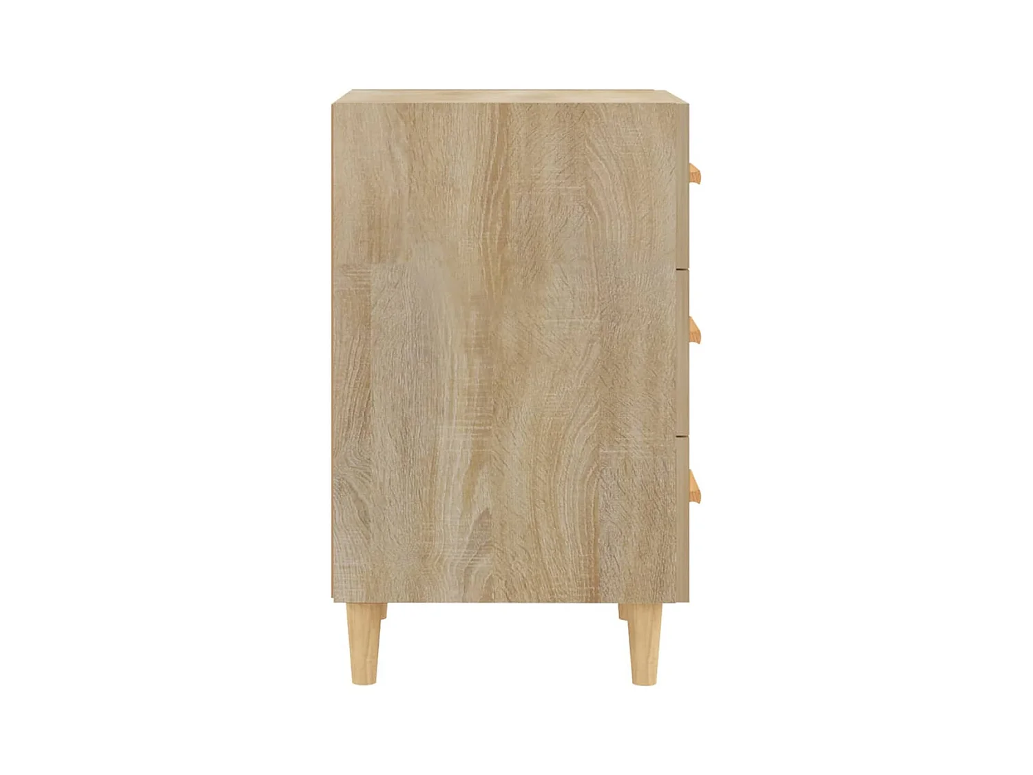 Comodino in rovere Sonoma 40x40x66 cm in legno ingegnerizzato