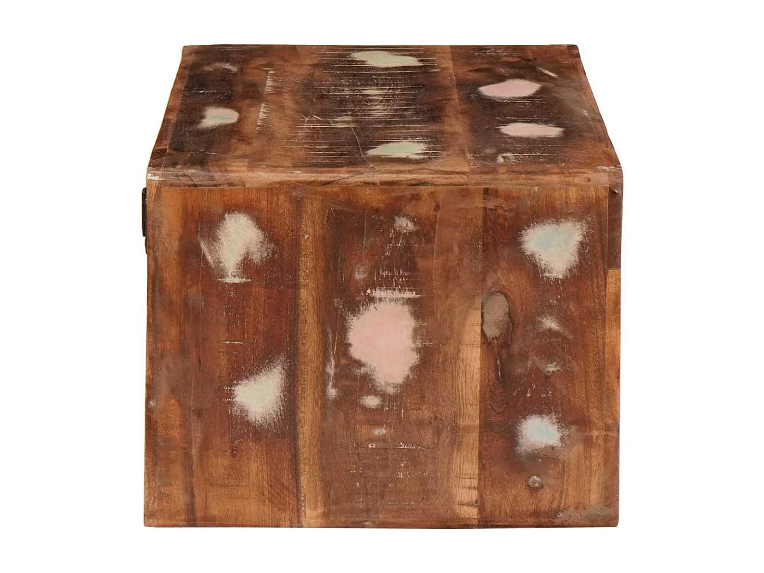 Tables de chevet 45 x 30 x 24 cm bois de récupération massif