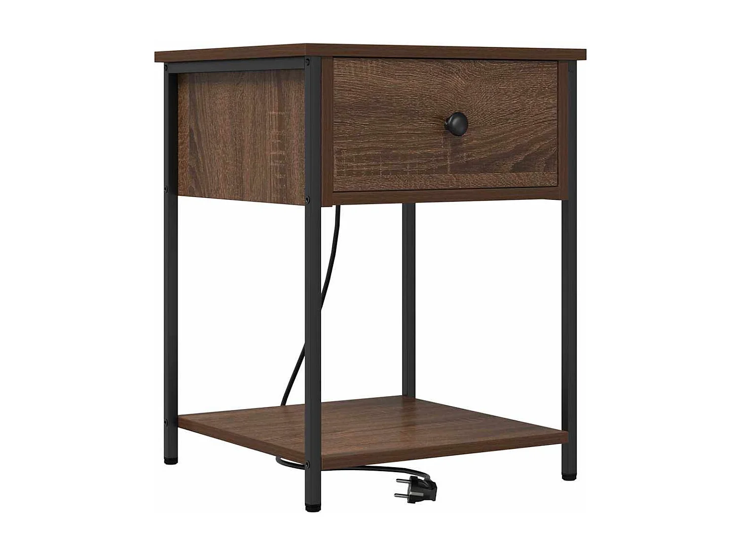 Cabinet de chevet 2 pcs Chêne marron 42 x 41 x 56 cm