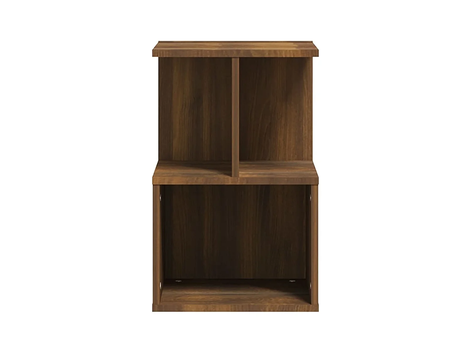 Comodini 2 pezzi Rovere marrone 35x35x55cm Legno ingegnerizzato