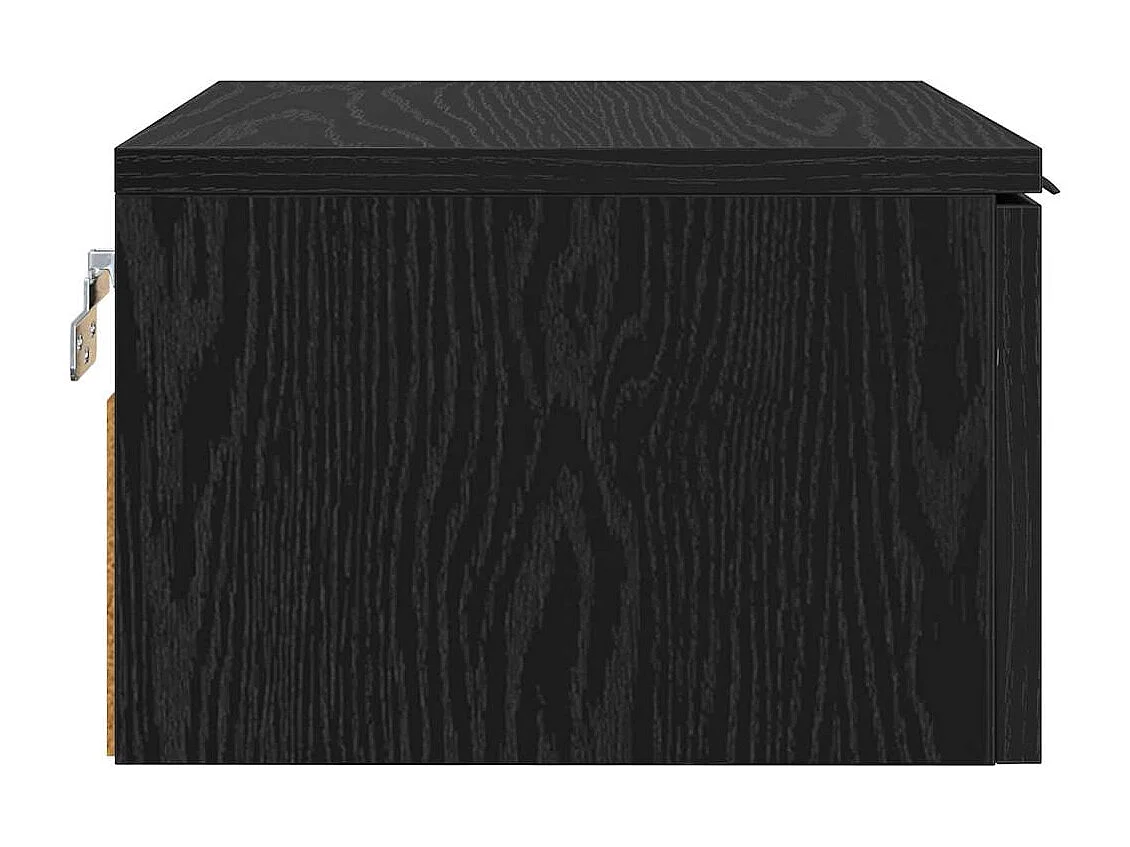 Cabinet de chevet Chêne noir 34 x 30 x 20 cm Bois d'ingénierie