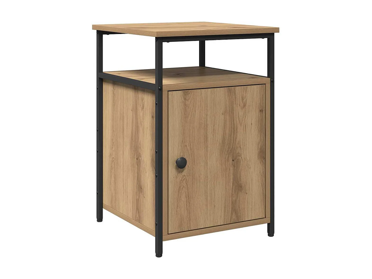 Cabinet de chevet chêne artisanal Bois d'ingénierie