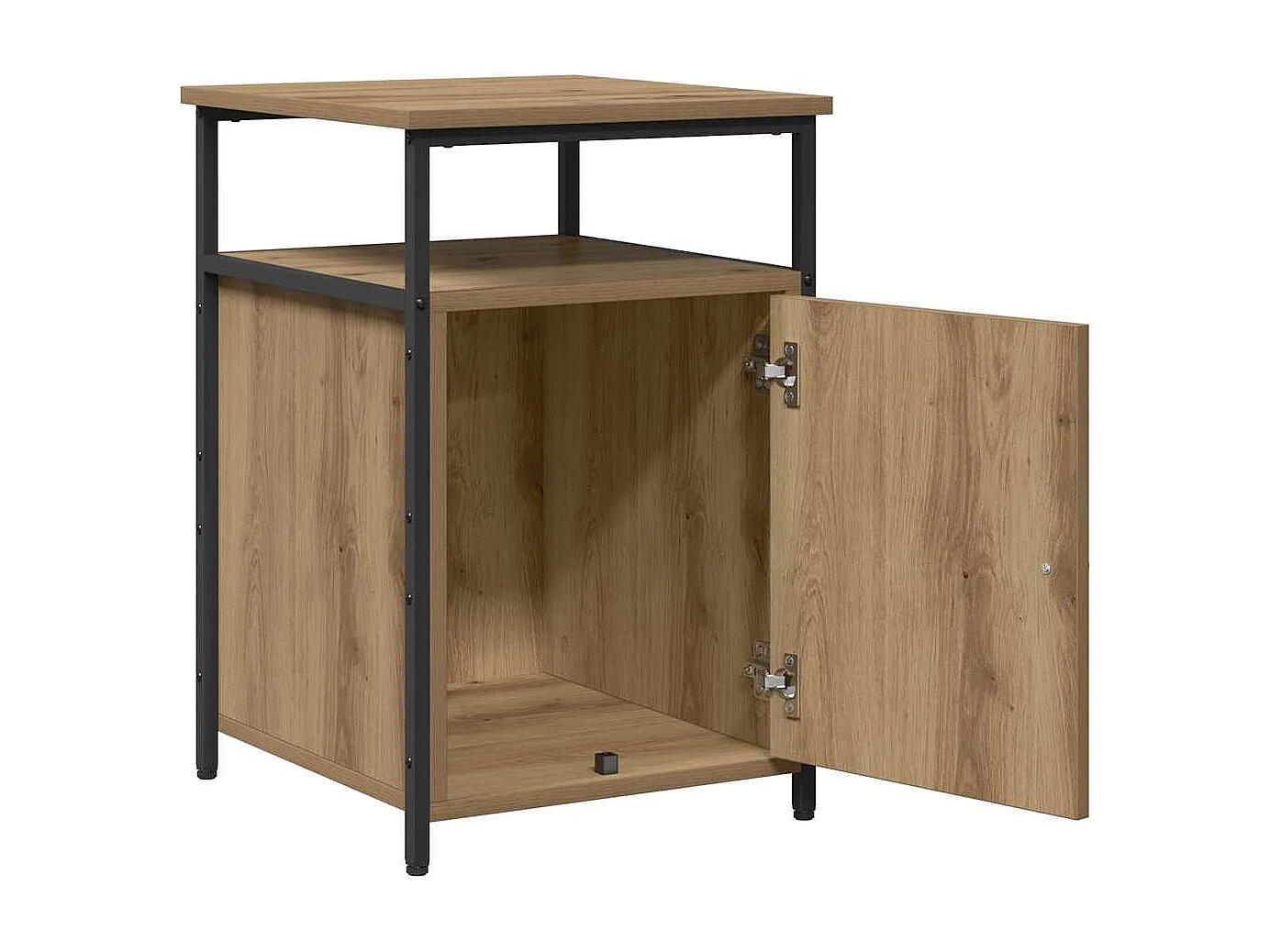 Cabinet de chevet chêne artisanal Bois d'ingénierie