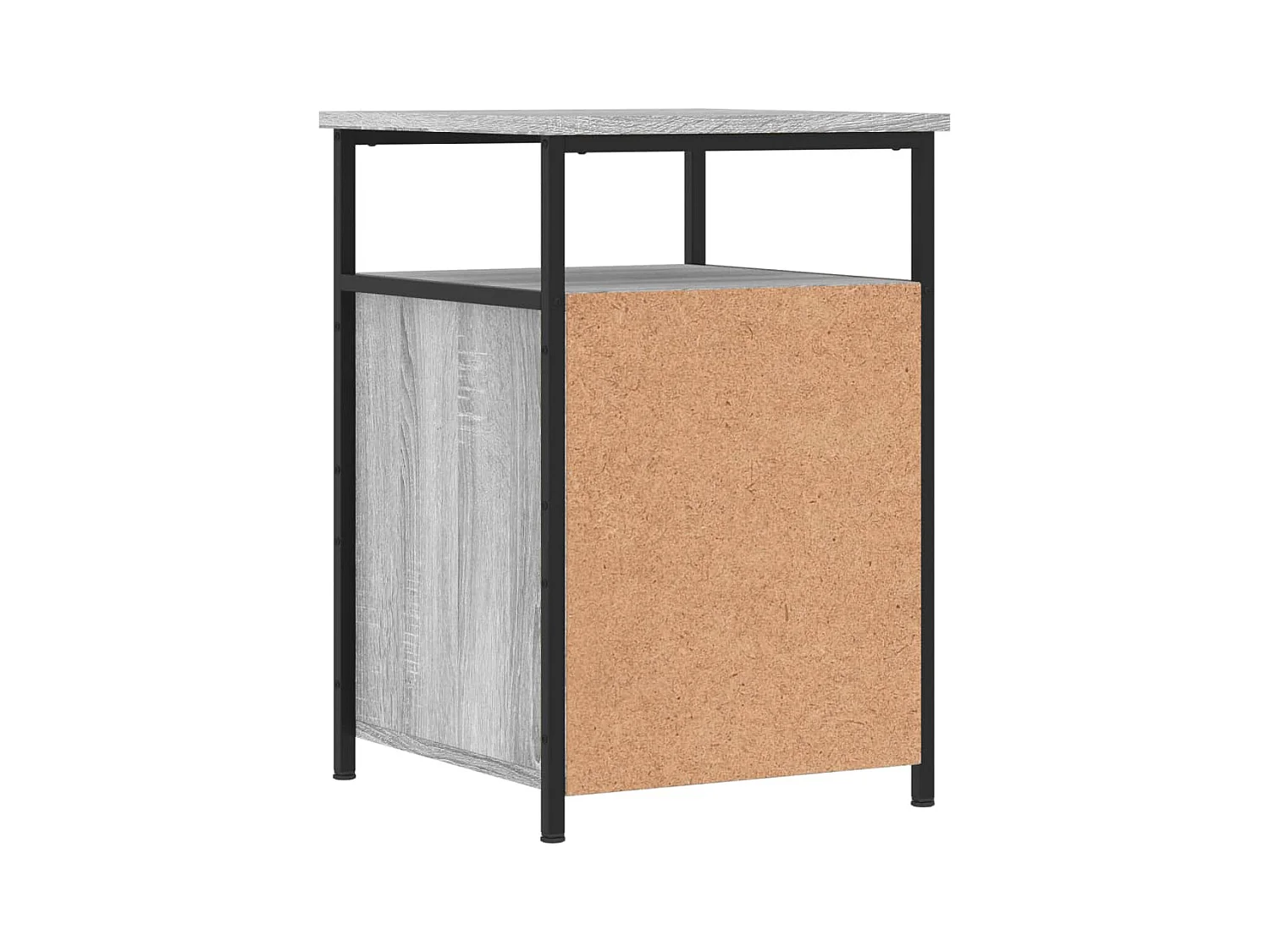 Mesitas de noche 2 piezas gris sonoma 40x42x60cm madera de ingeniería