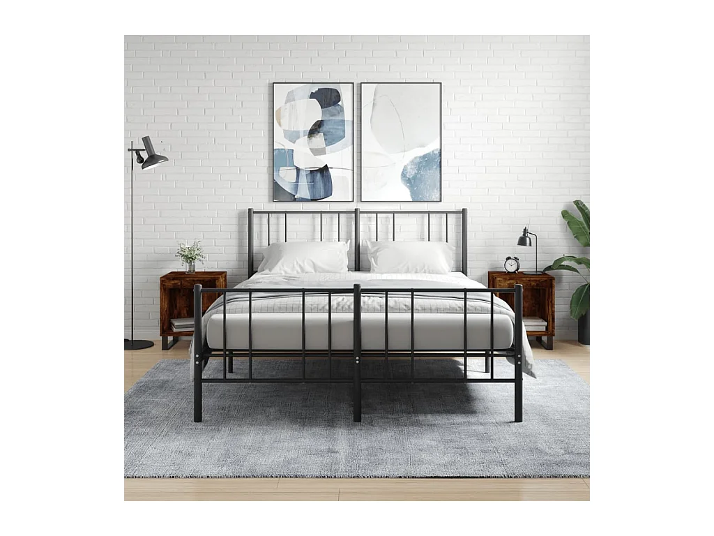 Tables de chevet 2 pcs chêne fumé 40x35x50 cm bois ingénierie