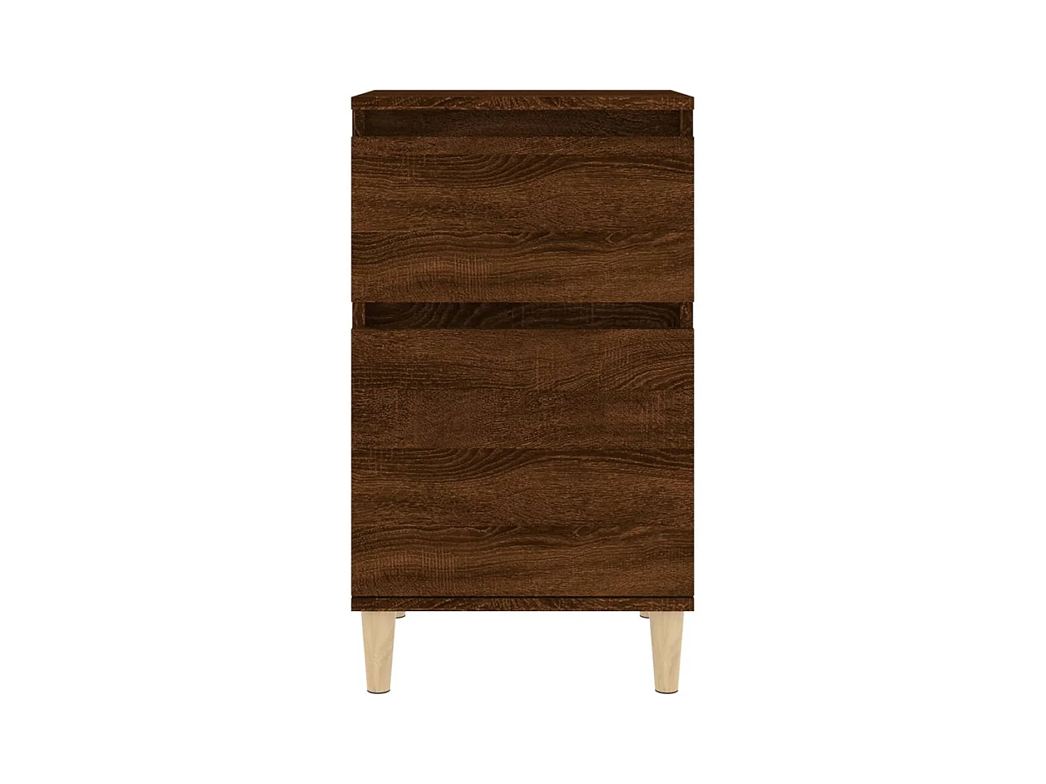 Bruin eiken nachtkastje 40x35x70 cm