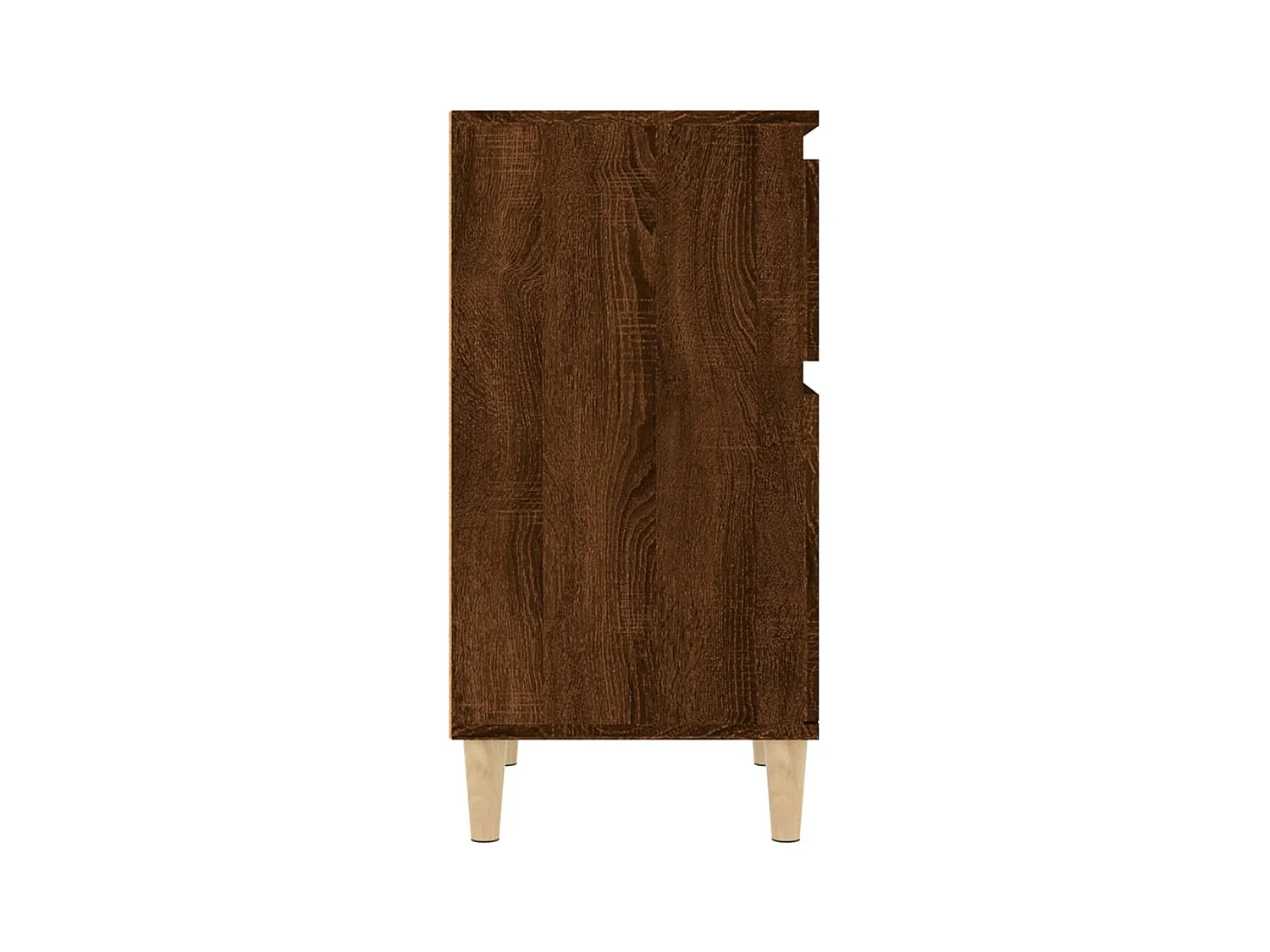 Bruin eiken nachtkastje 40x35x70 cm