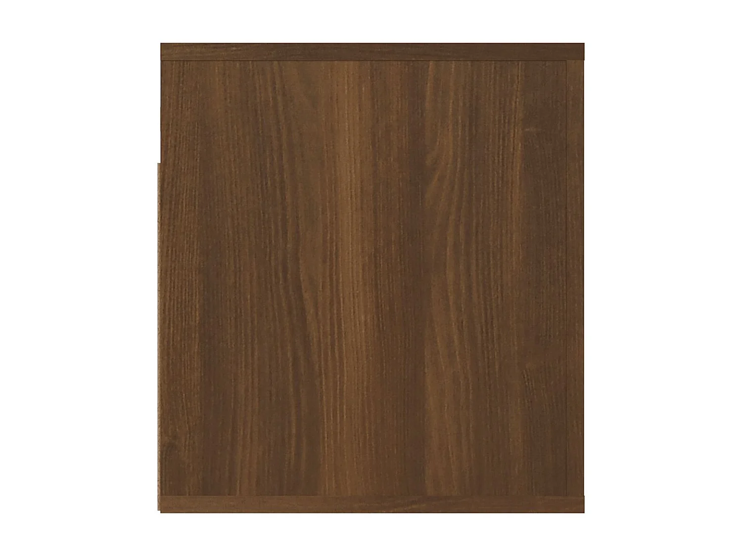 Comodino da parete Rovere marrone 50x36x40 cm