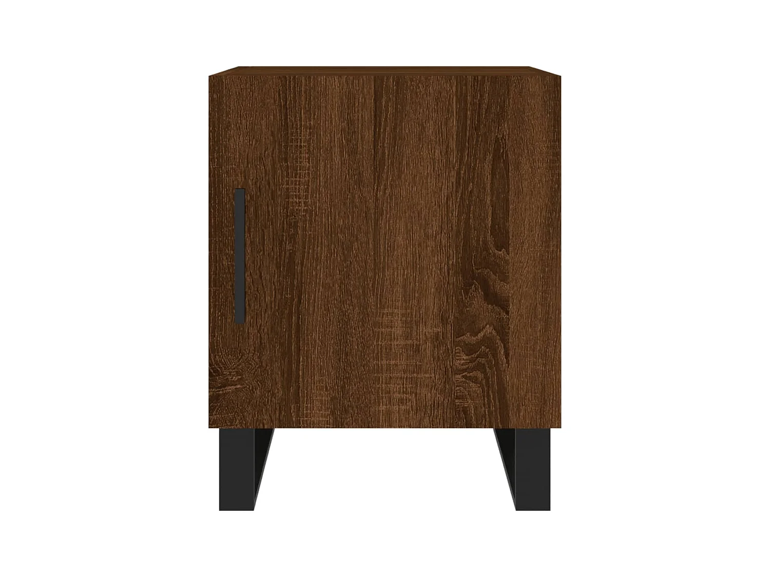 Mesitas de noche 2 piezas roble marrón 40x40x50cm madera de ingeniería