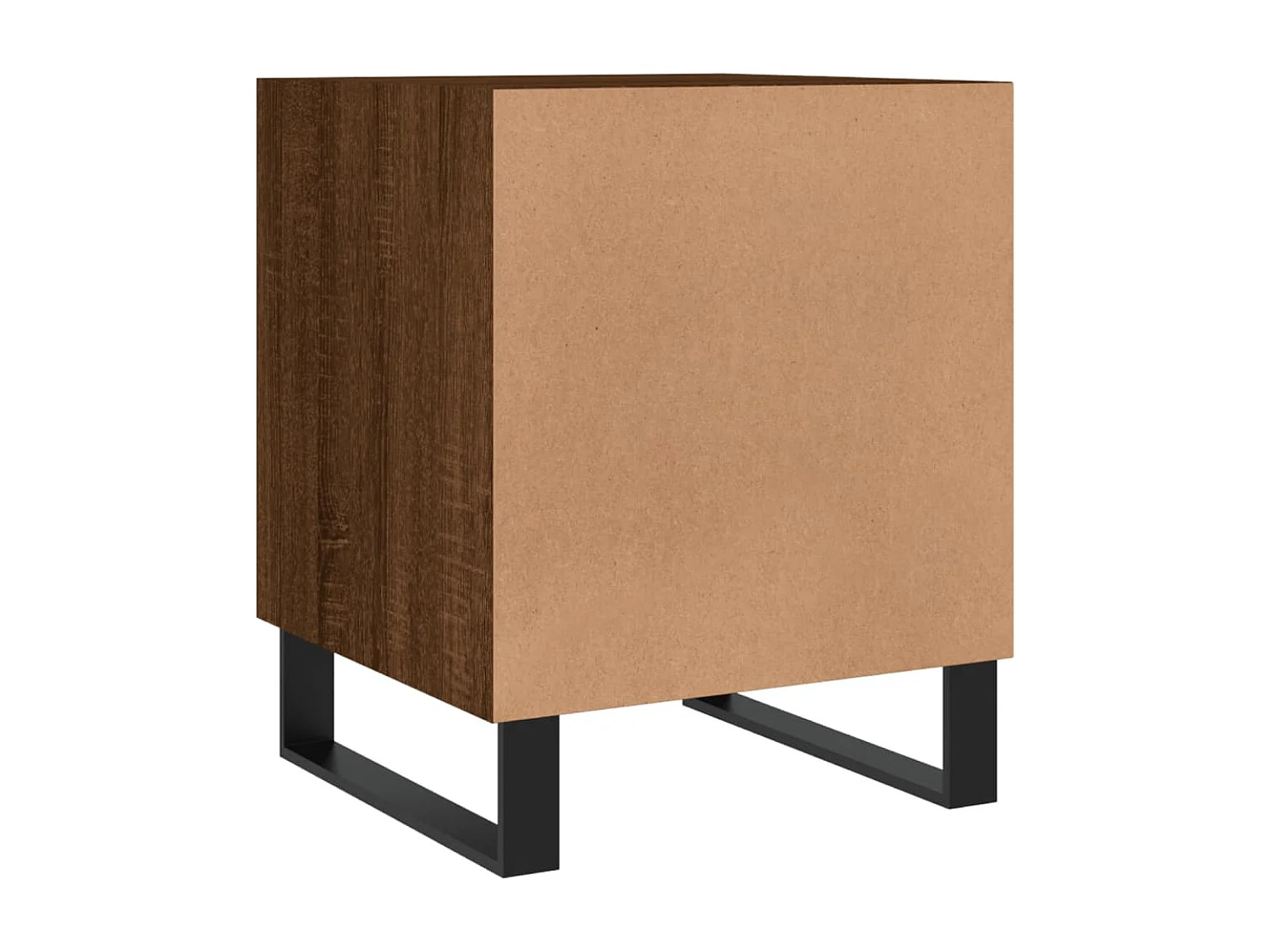 Tables de chevet 2pcs chêne marron 40x40x50cm bois d'ingénierie