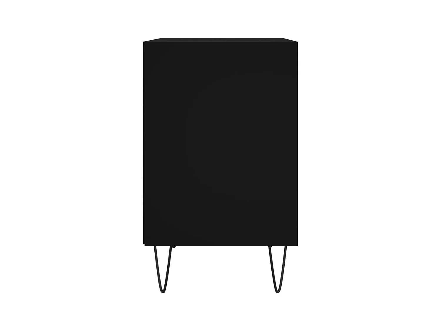 Nachtkastjes 2 stuks zwart 40x30x50 cm bewerkt hout