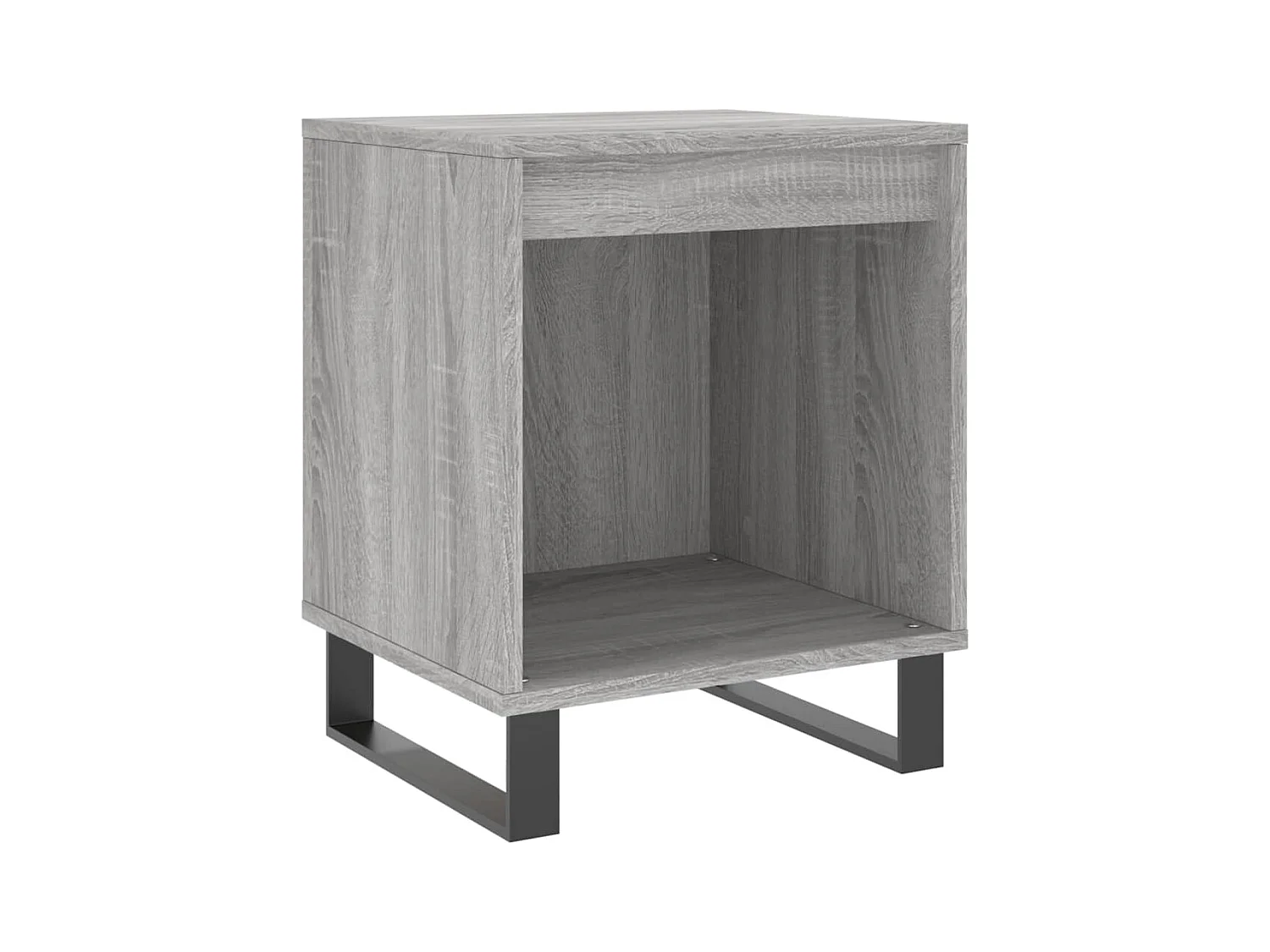 Mesitas de noche 2 piezas gris sonoma 40x35x50 cm madera de ingeniería