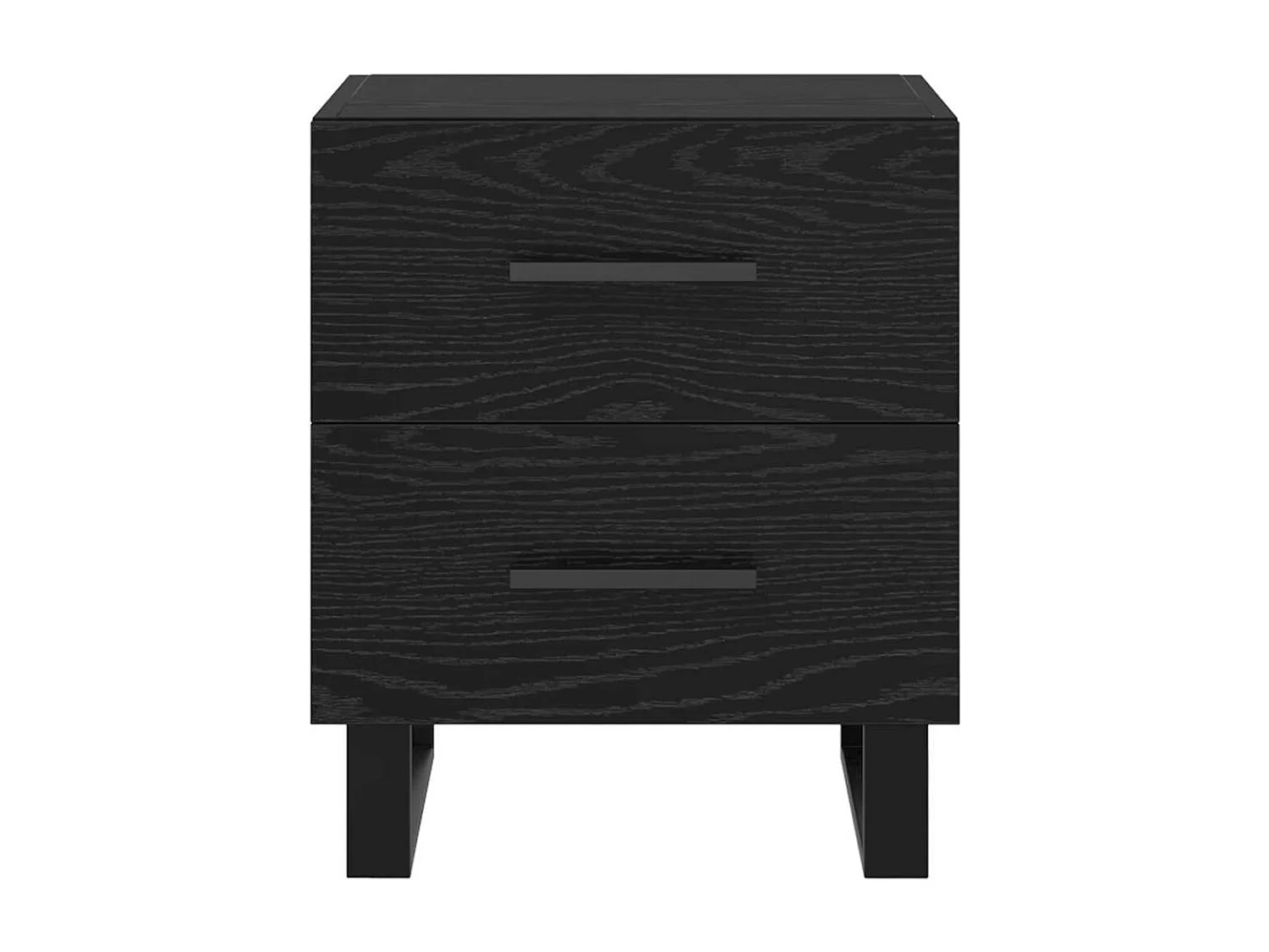 Nachtkastje met lade Zwart eiken 40 x 35 x 47,5 cm