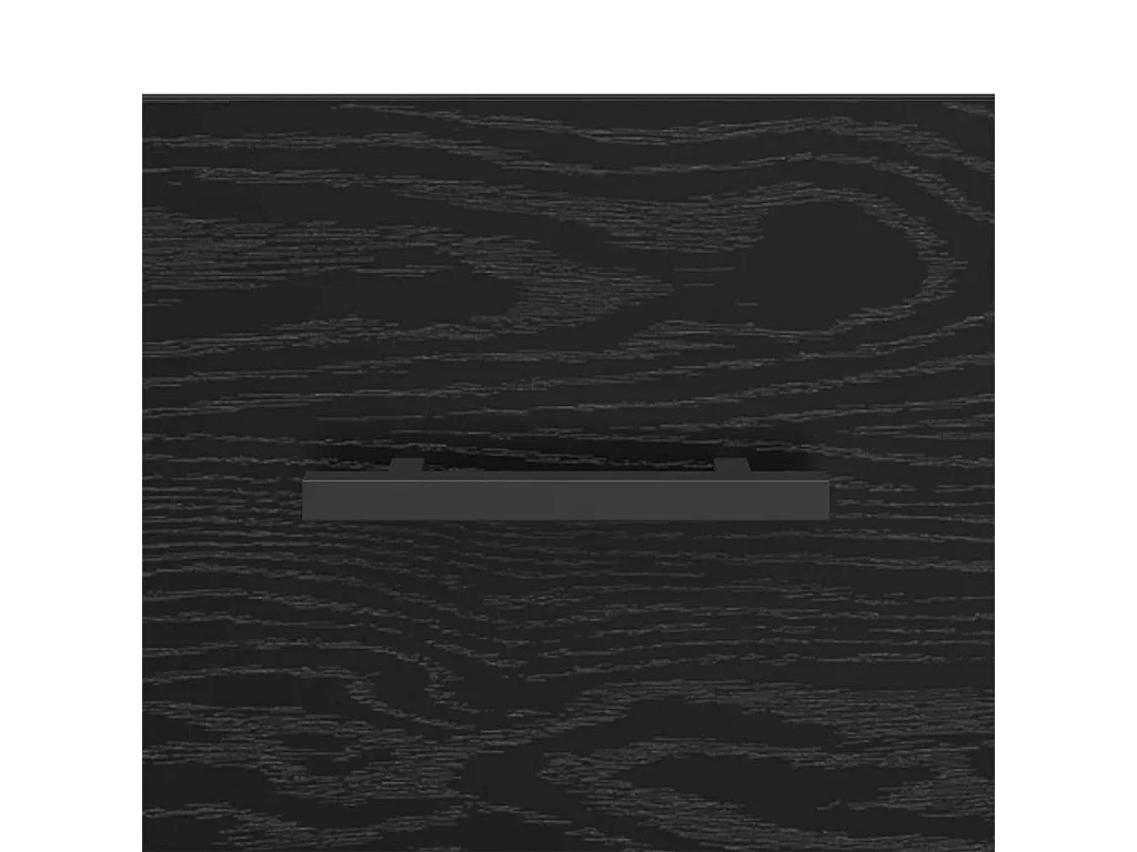 Nachtkastje met lade Zwart eiken 40 x 35 x 47,5 cm