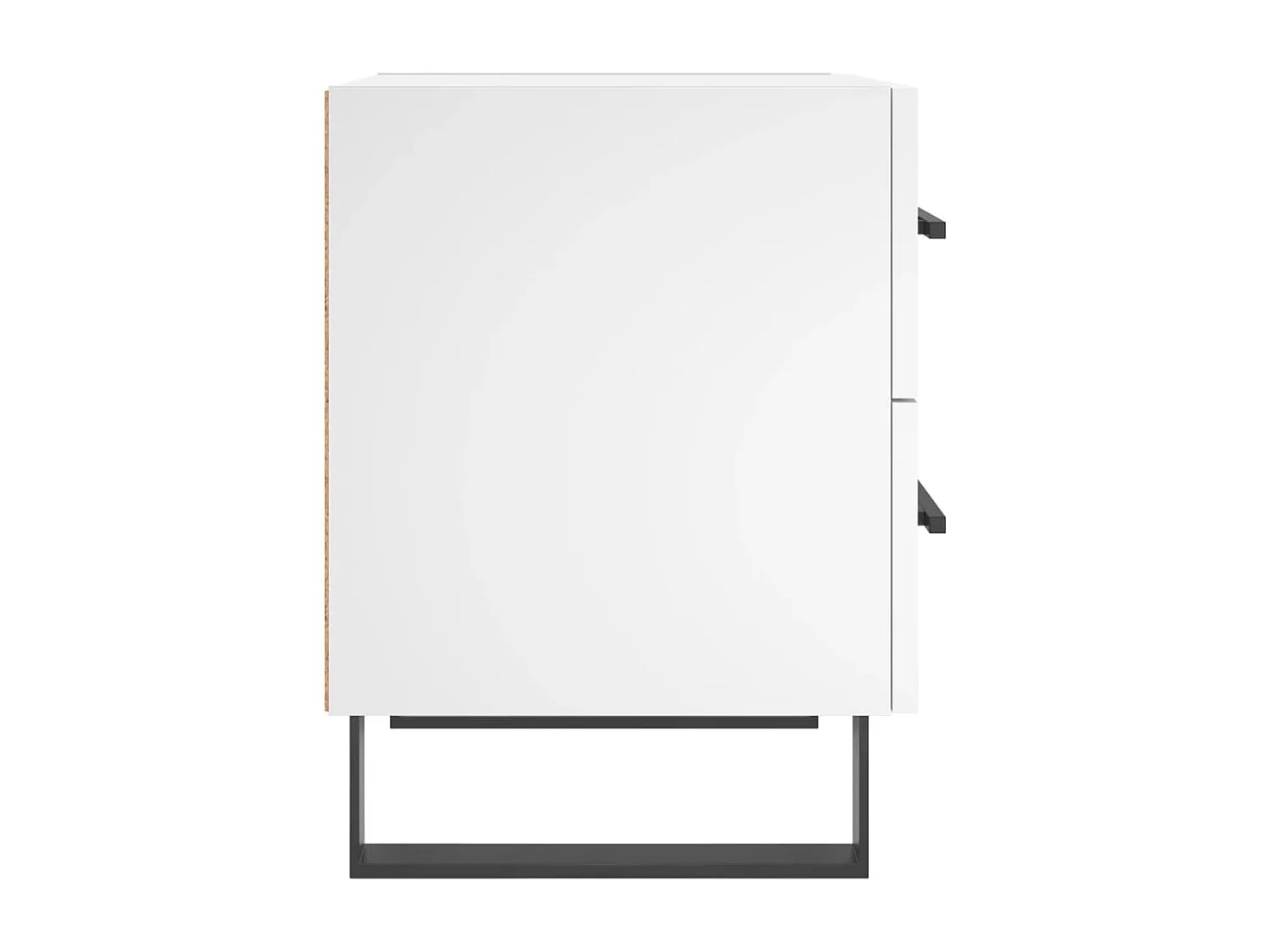 Table de chevet blanc 40x35x47,5 cm bois d’ingénierie