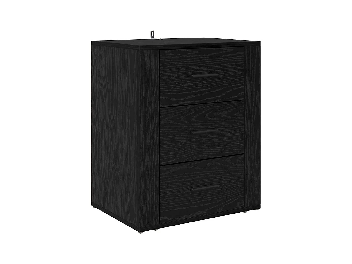 Cabinet de chevet Chêne noir 50 x 36 x 60 cm Bois d'ingénierie