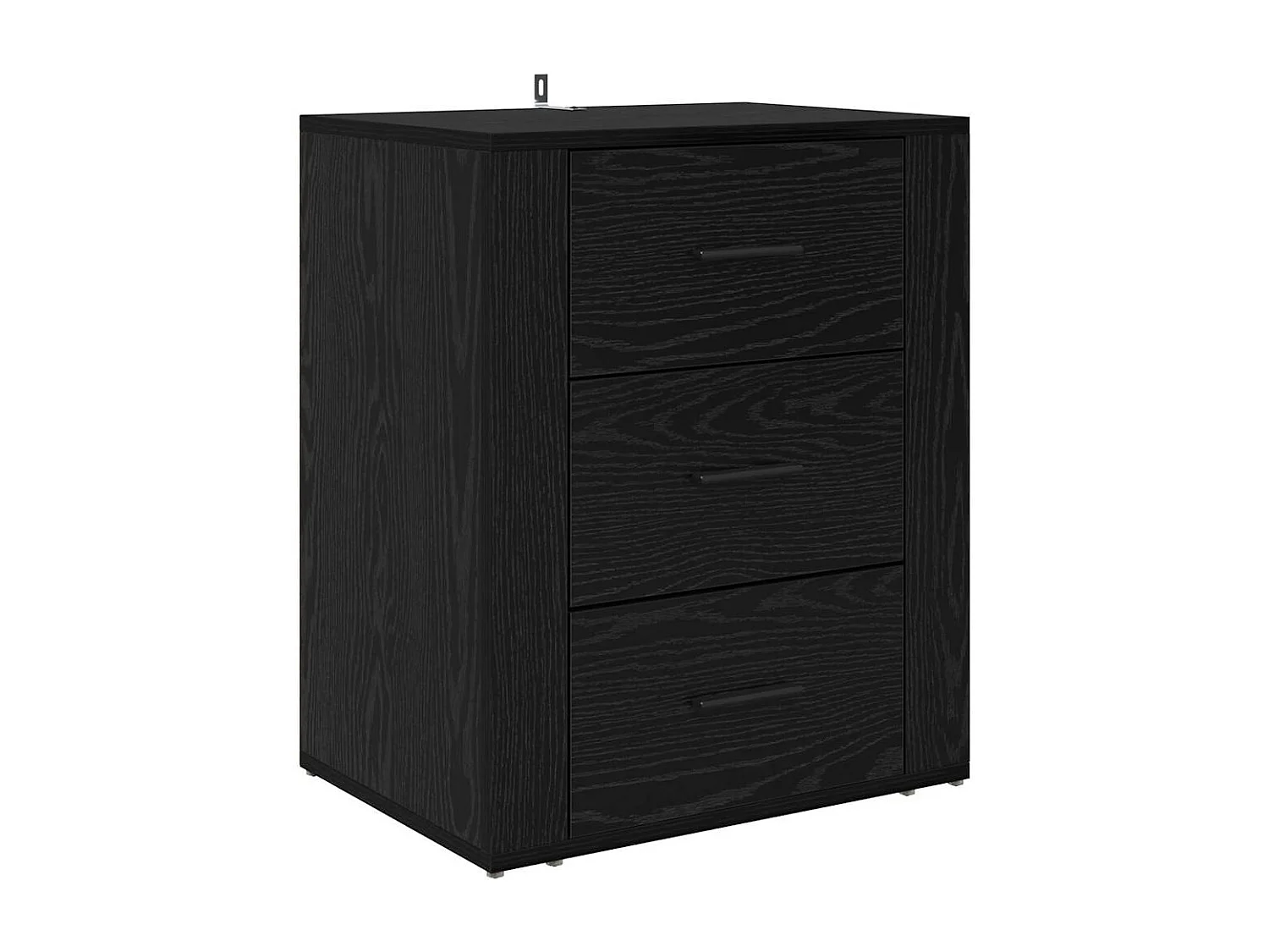 Cabinet de chevet Chêne noir 50 x 36 x 60 cm Bois d'ingénierie