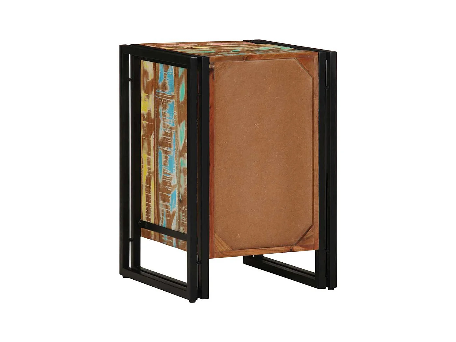 Nachtkastje 40 x 35 x 50 cm massief gerecycled hout