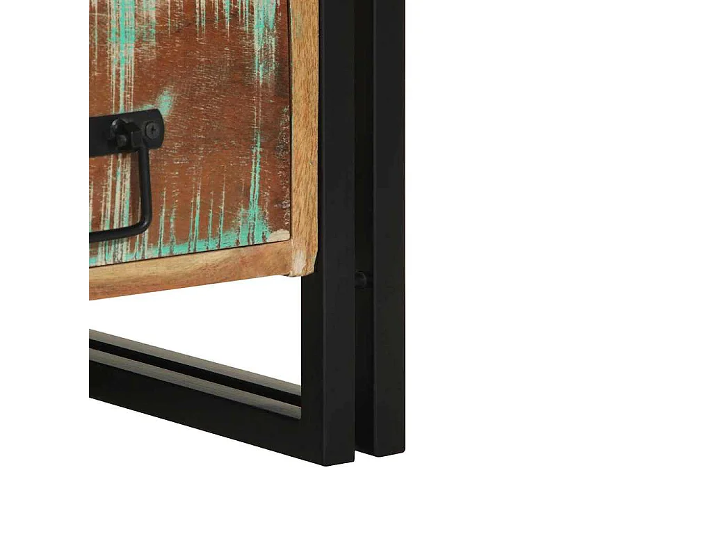 Mesilla de noche 40 x 35 x 50 cm madera maciza recuperada