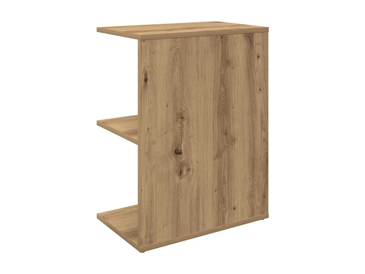 mesitas de noche de madera de ingeniería de roble artesanal