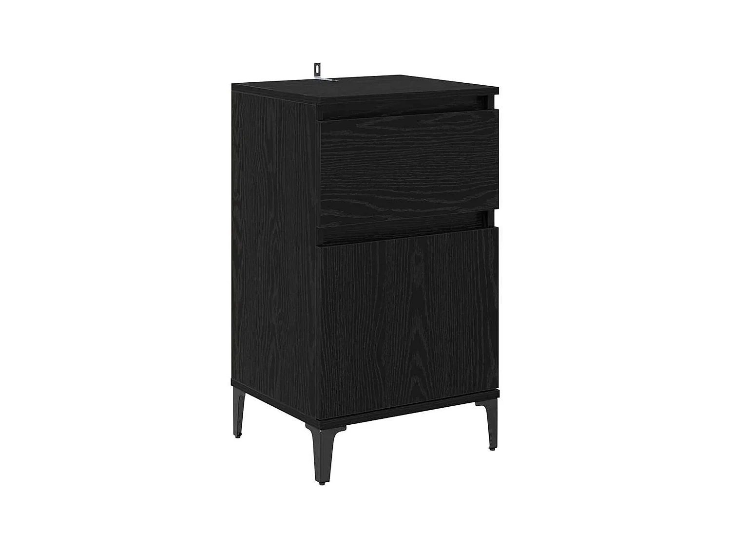 Cabinet de chevet Chêne noir 40 x 35 x 70 cm Bois d'ingénierie