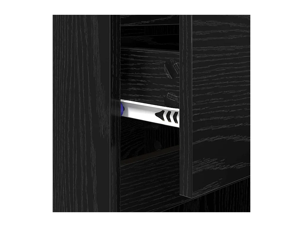 Cabinet de chevet Chêne noir 40 x 35 x 70 cm Bois d'ingénierie