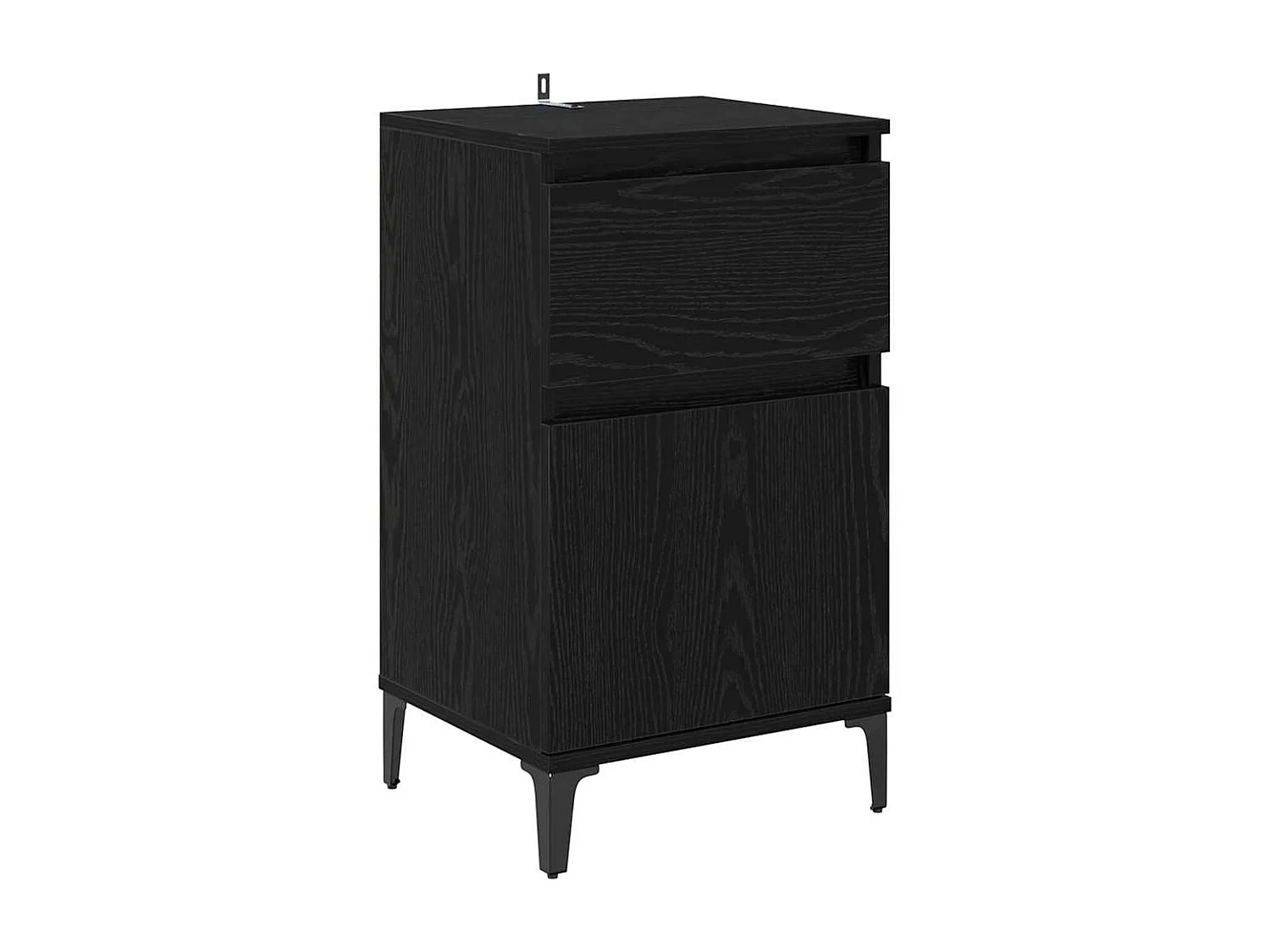 Cabinet de chevet Chêne noir 40 x 35 x 70 cm Bois d'ingénierie