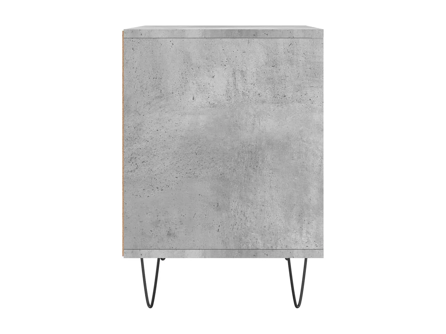 Tables de chevet 2 pcs gris béton 40x35x50 cm bois d’ingénierie