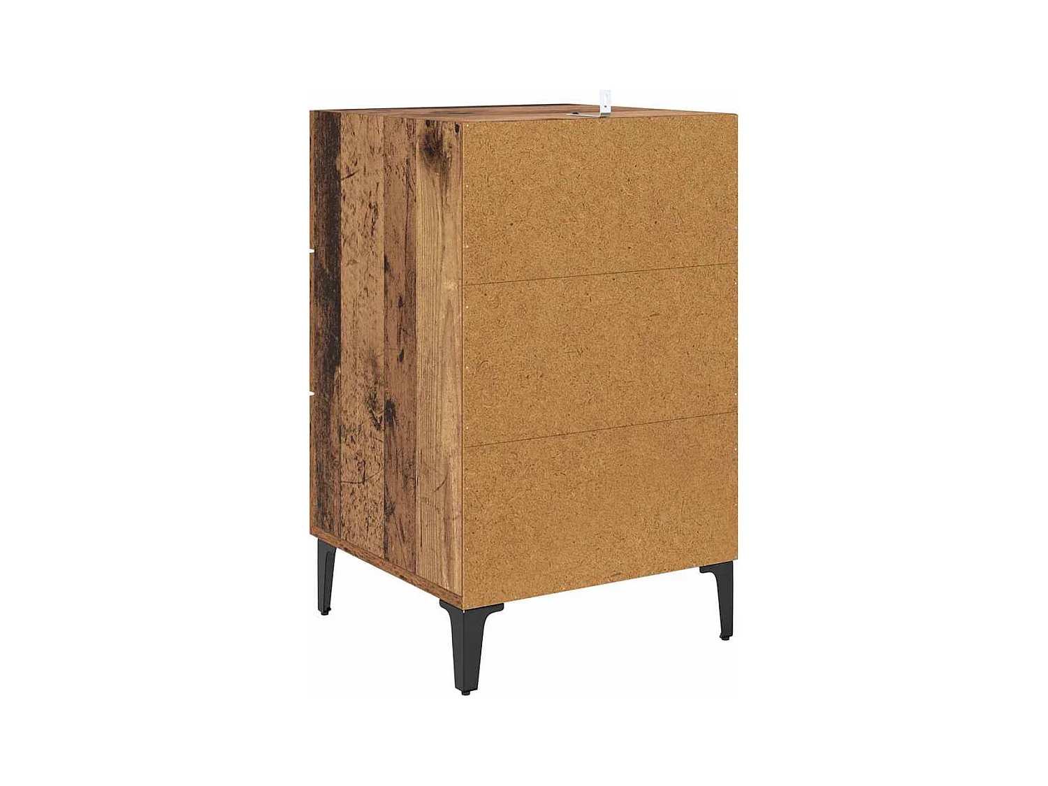 Comodino in legno antico 40 x 40 x 66 cm Legno ingegnerizzato