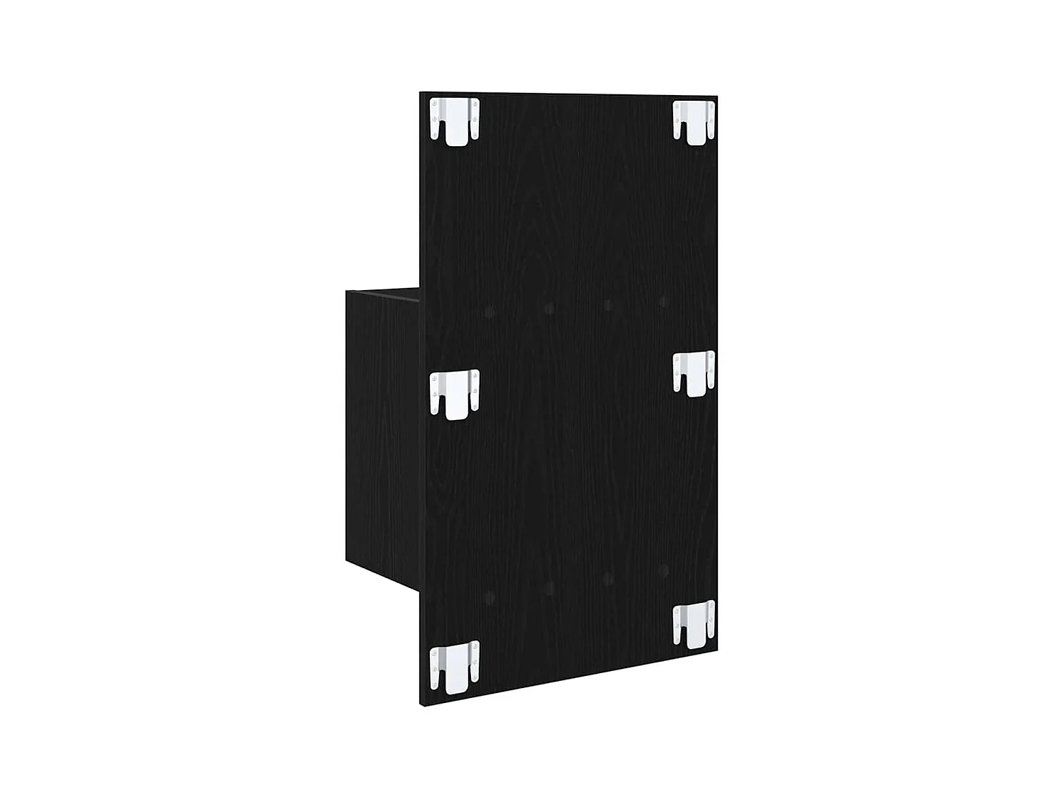 Mobile letto con cassetto 2 pezzi Rovere nero 48,5 x 32,5 x 80 cm