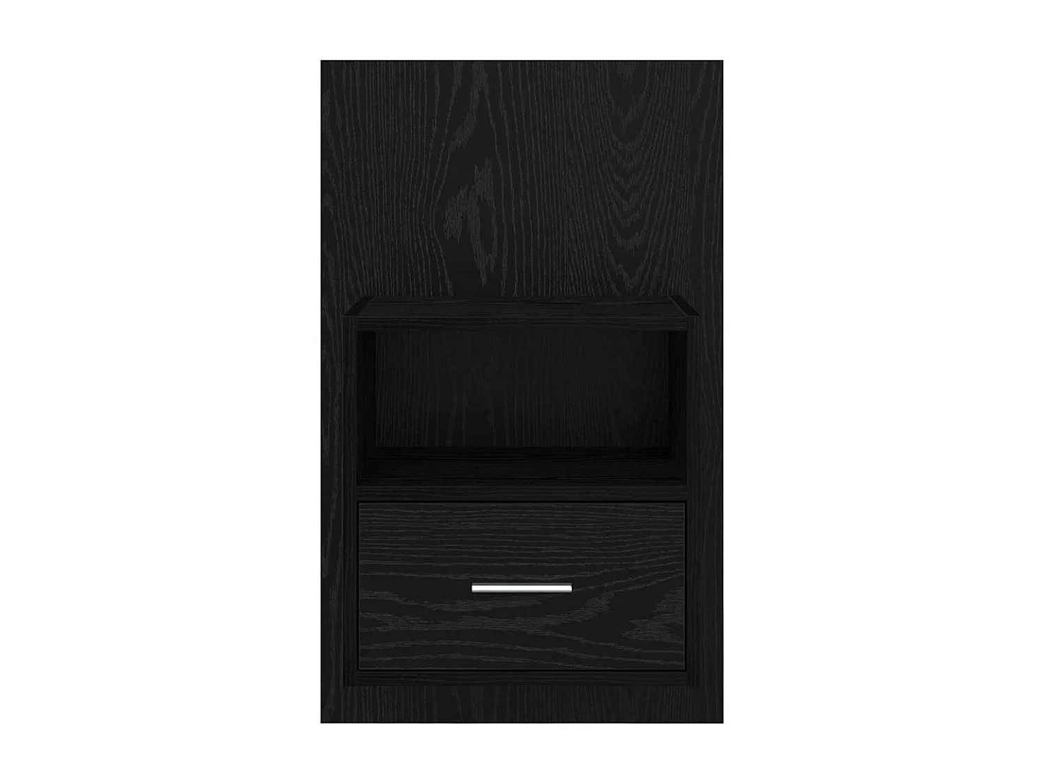 Armoire de lit avec tiroir 2 pcs Chêne noir 48,5 x 32,5 x 80 cm