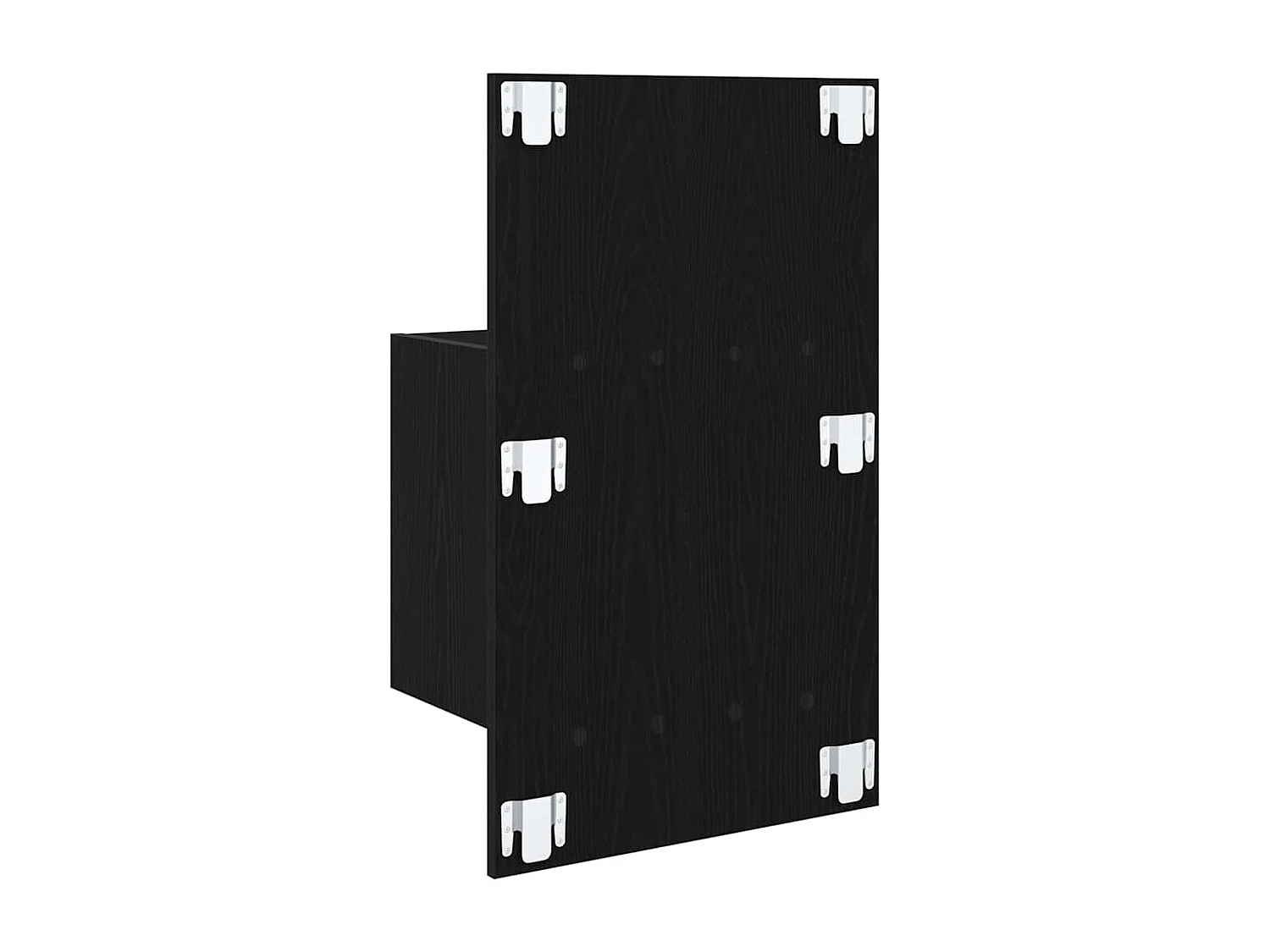 Armoire de lit avec tiroir 2 pcs Chêne noir 48,5 x 32,5 x 80 cm