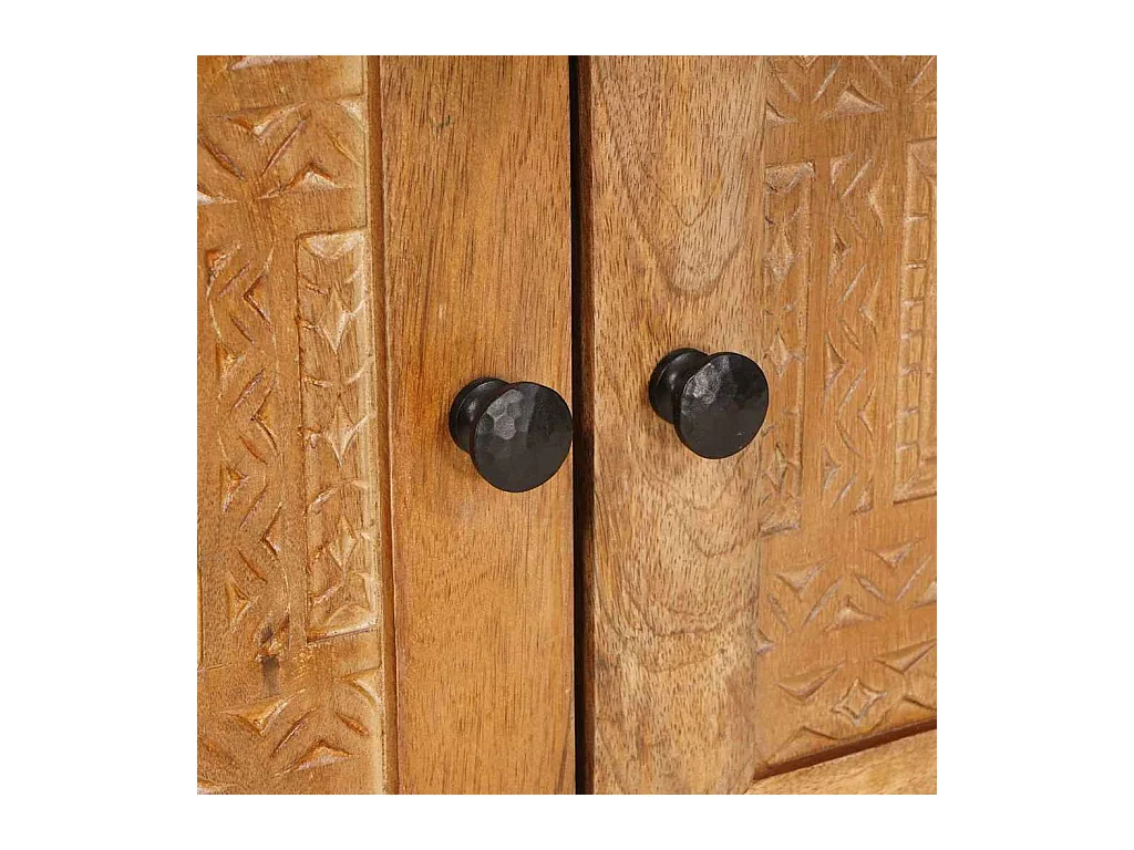 Mesita de noche con cajón Marrón claro 50 x 33 x 60 cm