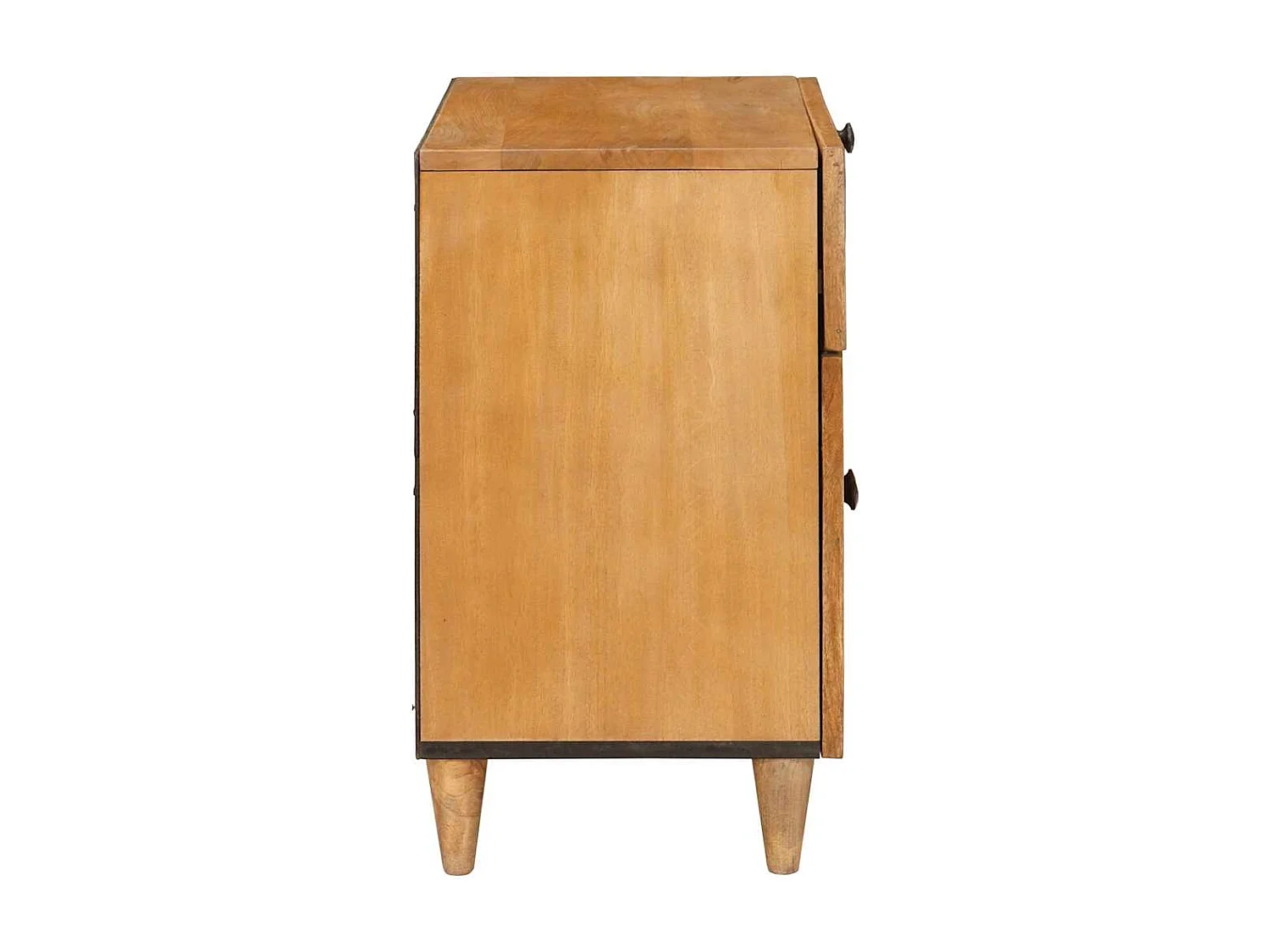 Table de chevet avec tiroir Marron clair 50 x 33 x 60 cm