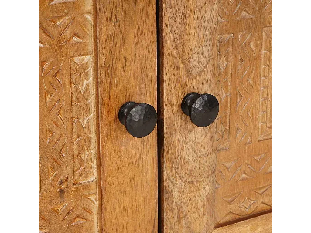 Table de chevet avec tiroir Marron clair 50 x 33 x 60 cm