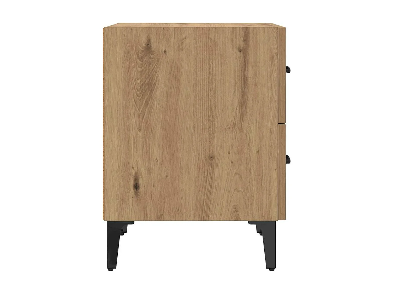 Armoire de lit avec tiroir chêne artisanal 40 x 35 x 47.5 cm