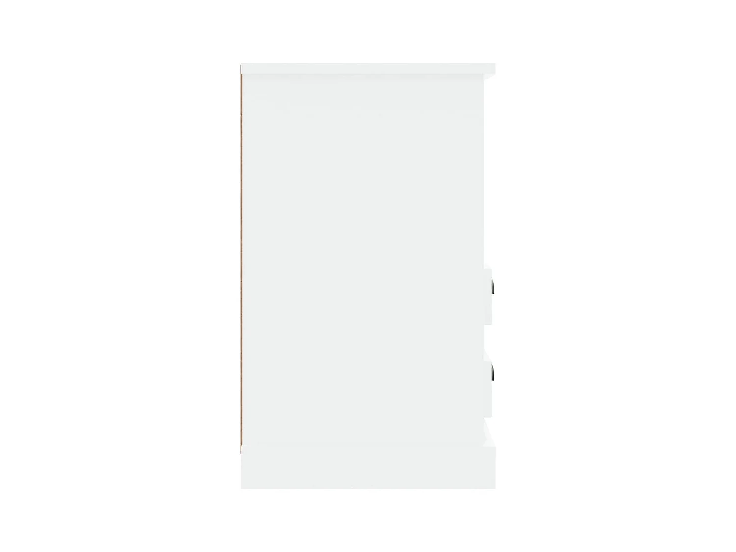 Nachtkastjes 2 stuks wit 43x36x60 cm