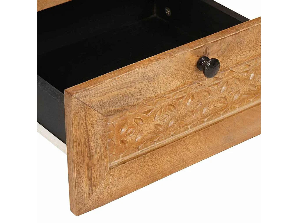 Table de chevet avec tiroir 2 pcs Marron clair 40 x 33 x 46 cm