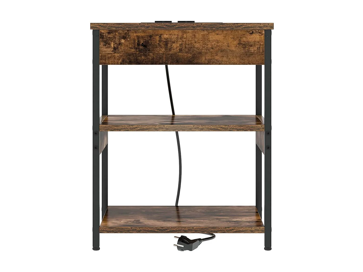 Cabinet de chevet Chêne fumé 41 x 31 x 51 cm Bois d'ingénierie