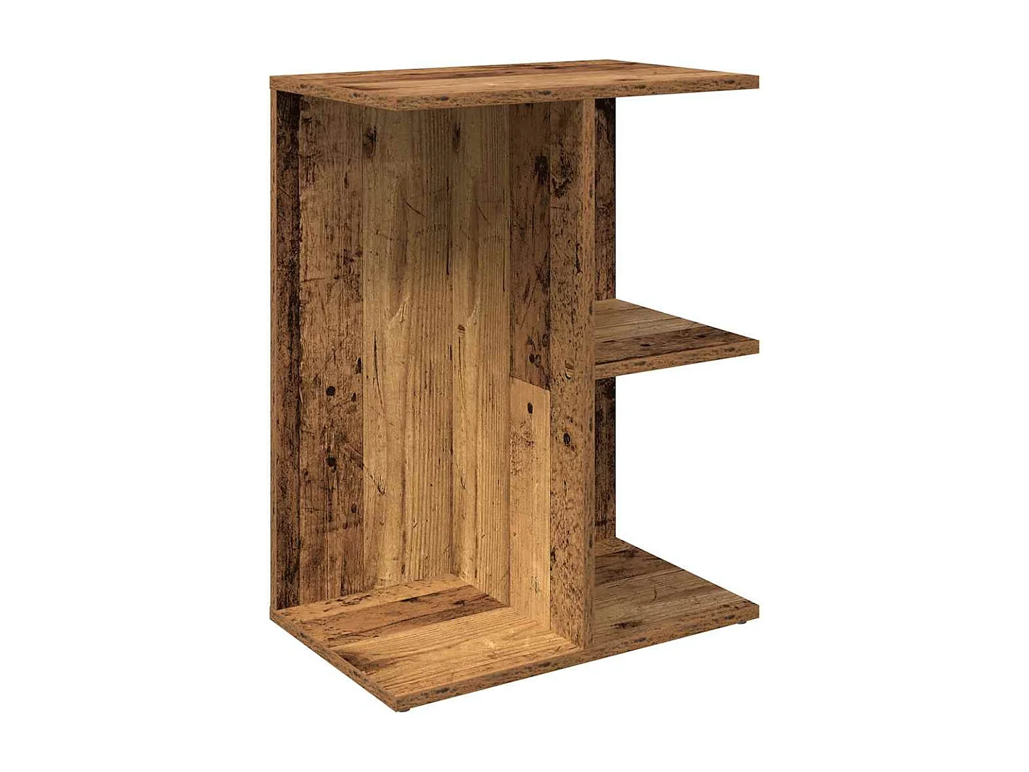 Mesitas de noche 2 piezas madera vieja 46,5x29x61 cm madera de ingeniería