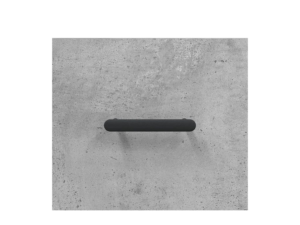 Mesitas de noche 2 piezas gris hormigón 40x35x47,5cm madera de ingeniería