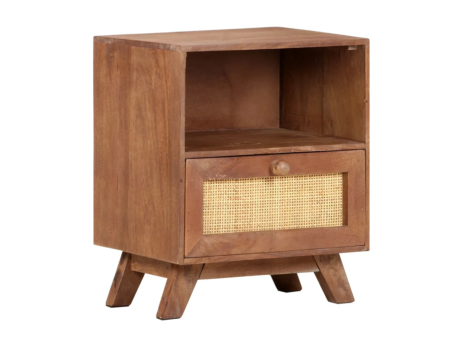 Mesita de noche 40x30x50 cm Madera maciza de mango