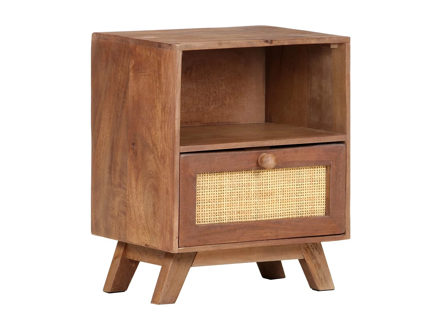 Mesita de noche 40x30x50 cm Madera maciza de mango