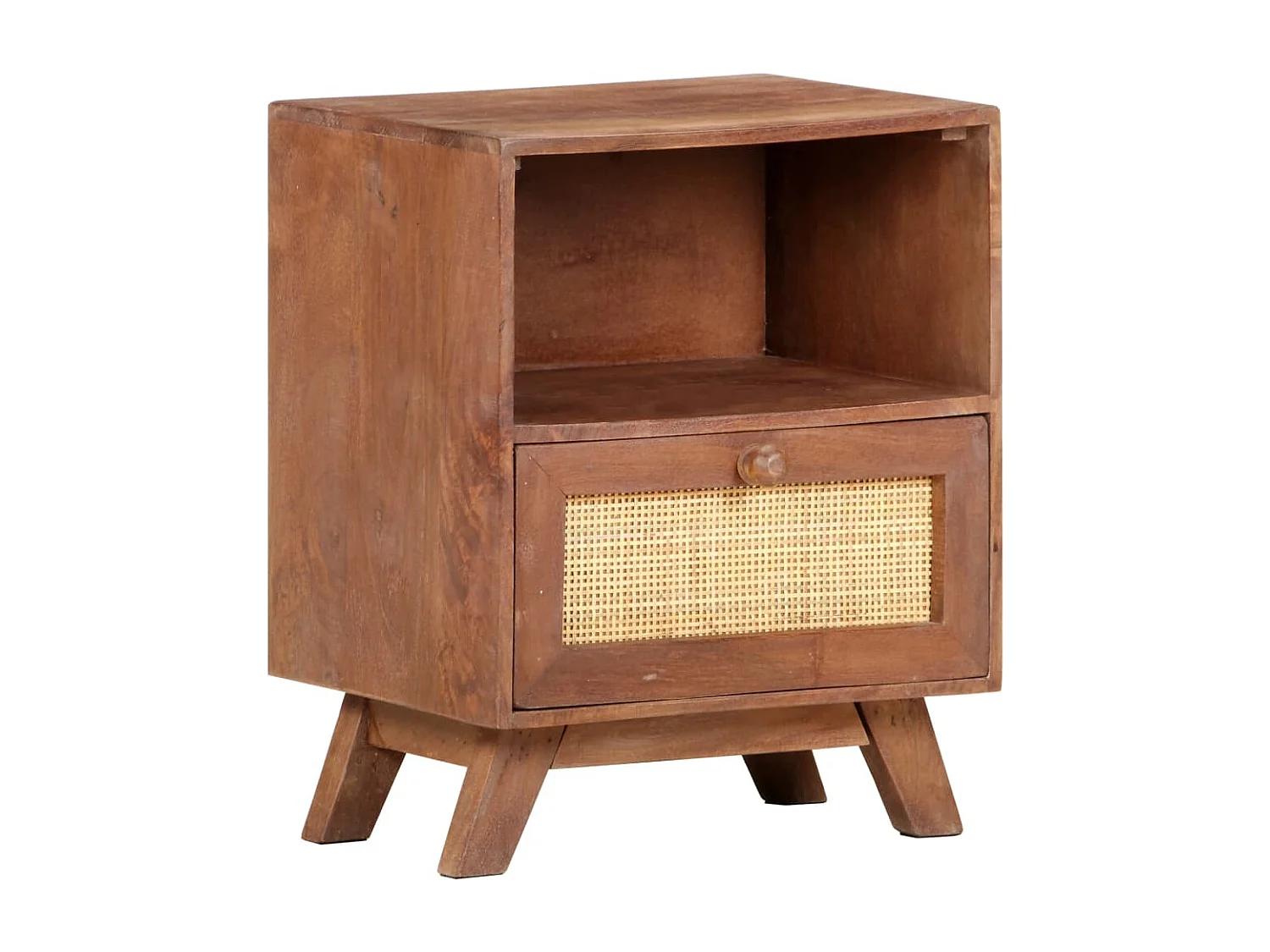 Mesita de noche 40x30x50 cm Madera maciza de mango