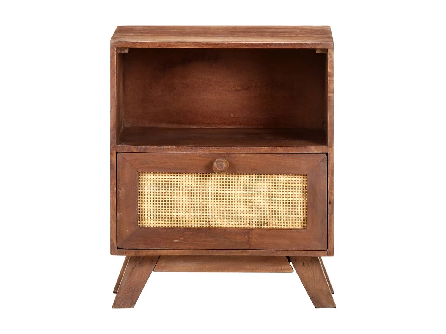 Comodino 40x30x50 cm Legno massello di mango