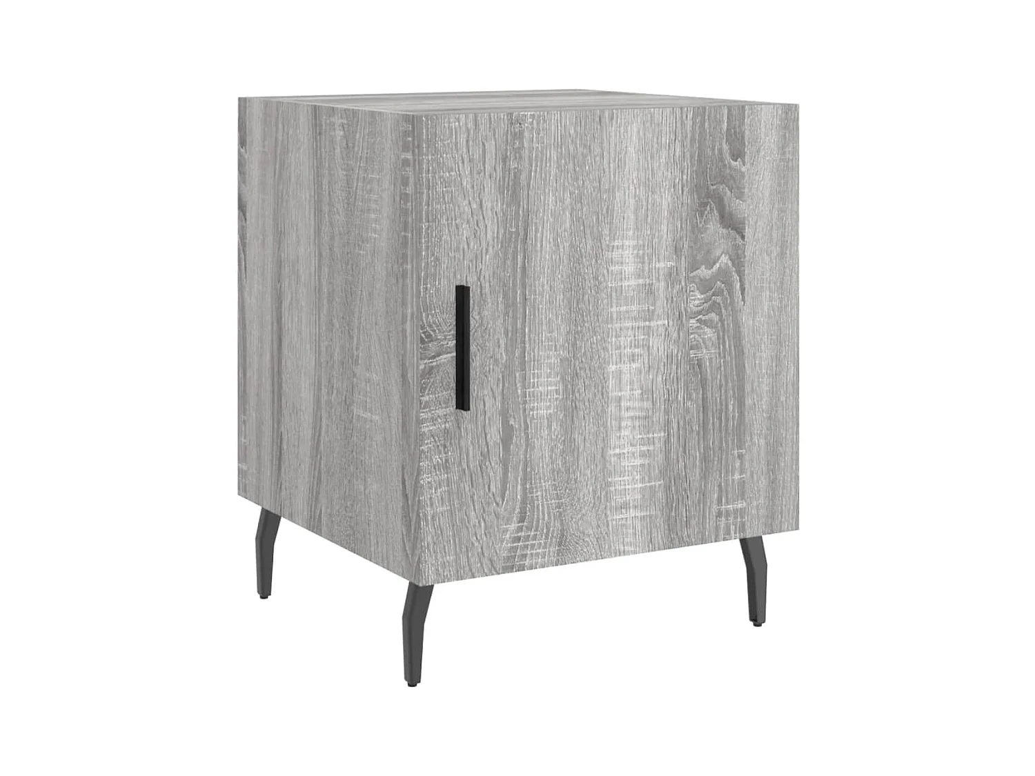 Mesitas de noche 2 piezas gris sonoma 40x40x50cm madera de ingeniería