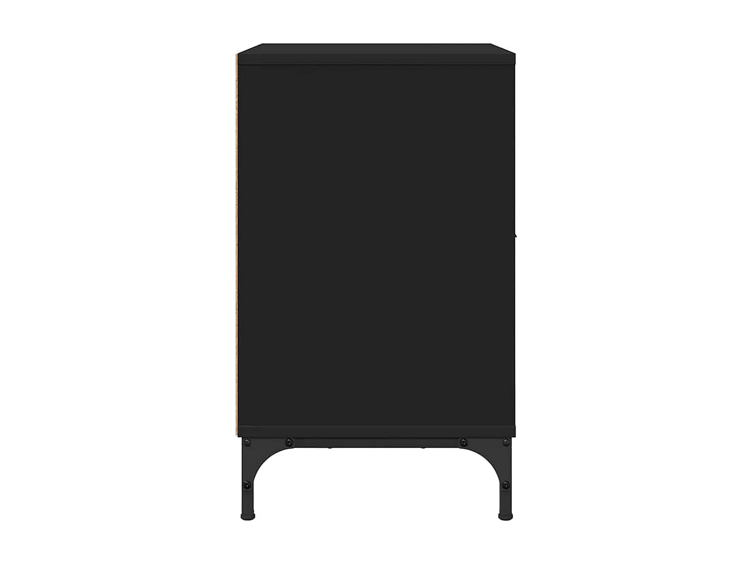 Table de chevet Noir 49 x 36 x 61 cm Bois d'ingénierie