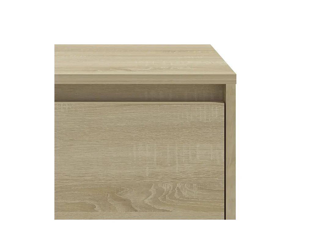 Comodino in rovere Sonoma 45x34x44,5 cm in legno ingegnerizzato