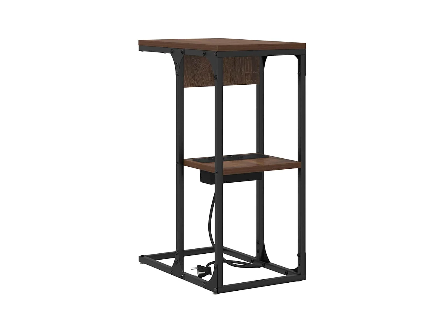 Comodino Rovere marrone 41,5 x 26 x 60,5 cm